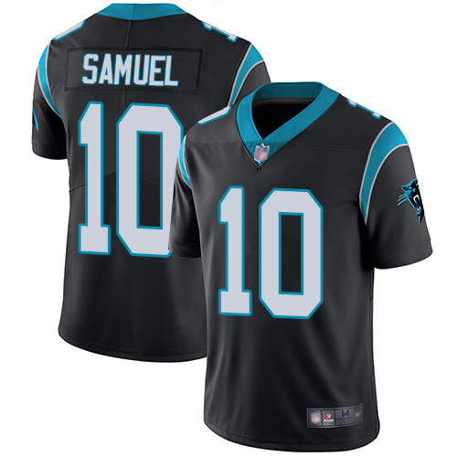 Carolina Panthers Limited Black Men Curtis Samuel Home Jersey NFL Football #10 Vapor Untouchable->nfl t-shirts->Sports Accessory